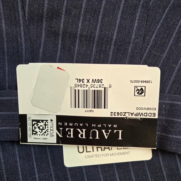 Lauren Ralph Lauren UltraFlex Classic Fit Wool Blend Dress Pants 36x34 NWT - Picture 6 of 11